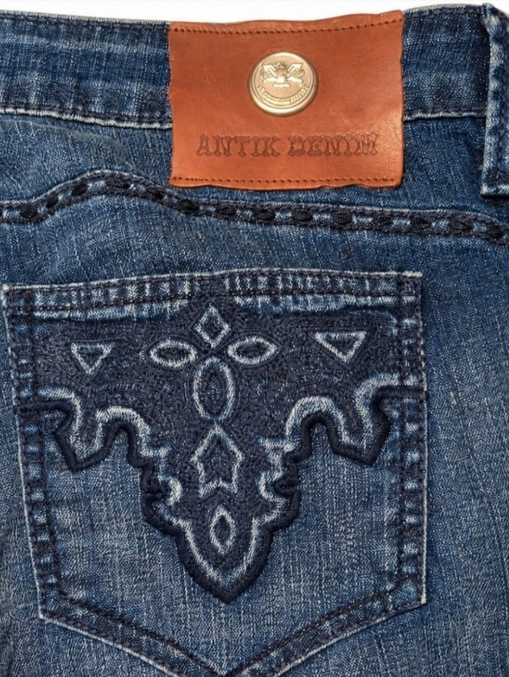 ANTIK DENIM BERMUDA Shorts Y2K NWT VINTAGE Plus Size 20W - Picture 6 of 8